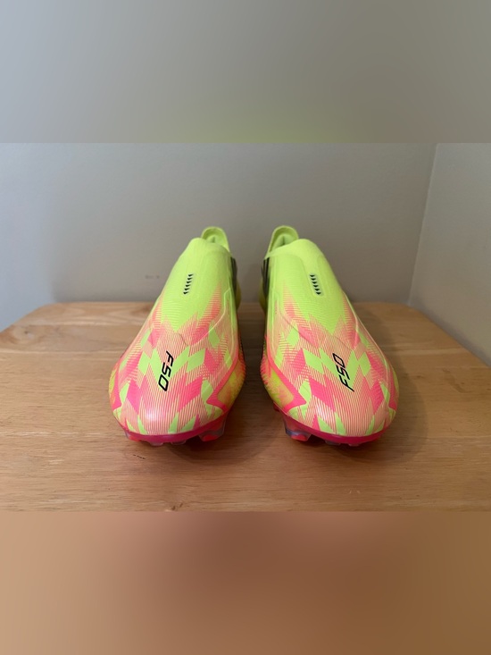 Adidas F50 Hyperfast Elite Laceless FG Soccer Cleats US 9 Team Solar KK1031 main image 4